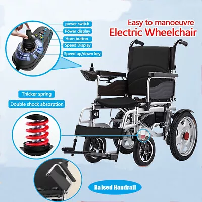 2024 Heavy Duty Folding Electric Wheelchair 24V 12AH 500W Mobility Aid Motorizvm • $959.99