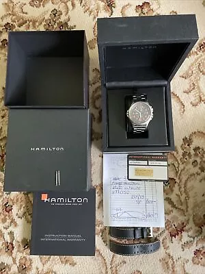 Hamilton Khaki Air Race GMT H776950 Automatic Black Orange Watch  • £550