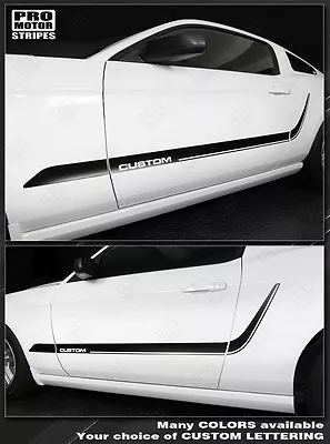 Ford Mustang Lower Door Side Accent Stripes Decals 2010 2011 2012 2013 2014 • $33.60