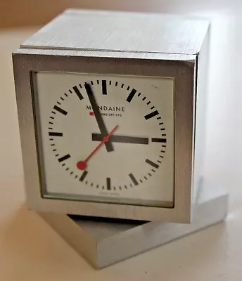 Swiss Railways Mondaine Vintage Desktop Photo Clock-new Battery-working Fine • $44.99