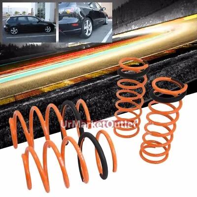 Orange 1.5  Drop Megan Lowering Spring Coil For 04-09 Mazda3/06-07 Focus 4Dr • $163.56