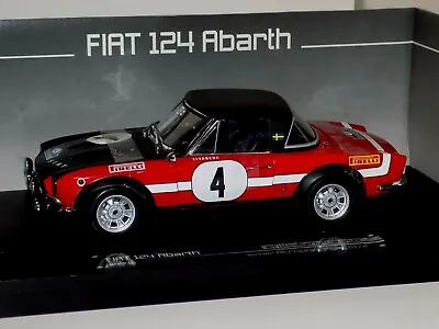 Fiat 124 Abarth #4 1972 Rallye Acropolis Winner H.Lindberg   SUN STAR 4946 1:18 • $99.99