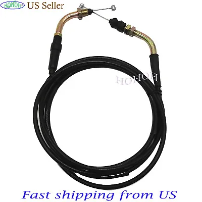 Throttle Cable  86  Gas Cable GY6 50cc 125cc 150cc QMB139 Chinese Scooters Moped • $15.50