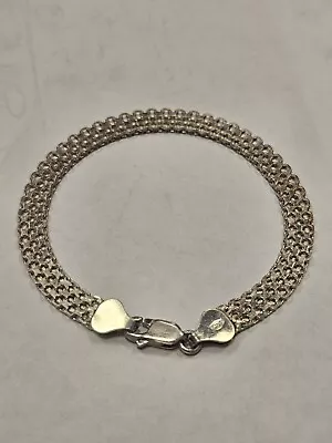  925 Sterling Silver Tennis Bracelet 6.75  Wearable 6 Grams Lobster Clasp 6mm  • $25