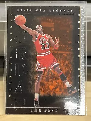 Michael Jordan 1999-2000 Upper Deck NBA Legends #89 Chicago Bulls • $1.99