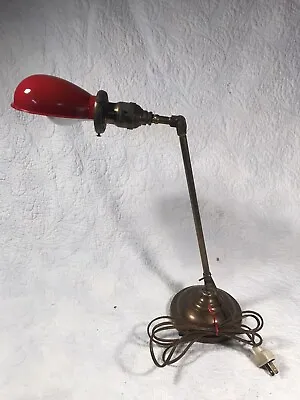 Antique Vintage Industrial Machine Age Adjustable Articulating Work Light Lamp • $190
