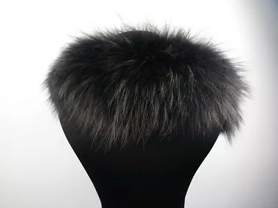 100%Real Raccoon Fur Collar/ Wrap/scarf /unisex Cap Collar /jacket Collar75*15cm • $32