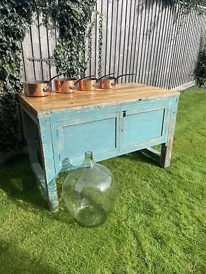 Vintage Workbench Kitchen Island Prep Table • £595