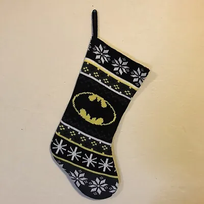 $19.98 • Buy Batman Sweater Christmas Stocking DC Super Hero Gift Fun Quirky Unique