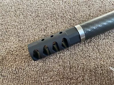 Muzzle Brake 6.5mm Lite Weight Self Timing  4 Port 5/8-24 Thread. • $85