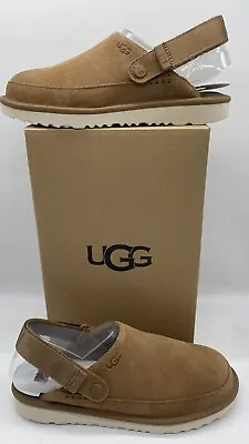 UGG Unisex-Child Goldenstar Clog Sandal Chestnut 4 Big Kid • $62