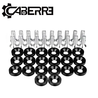 20 Pack  M6x15mm Car Fender Bumper Washer Bolt Engine Bay Screw Dress Up Kit • $14.99