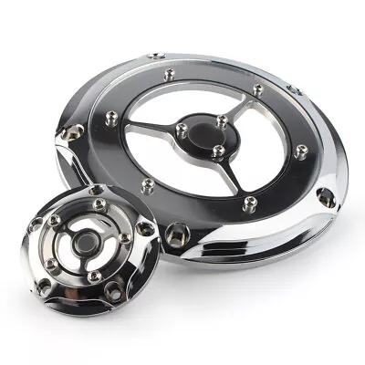 Chrome Derby Timing Timer Cover For Harley Road King Electra Glide Softail • $88.43