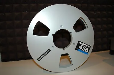 (1) One Vintage Ampex 456  1  X 10.5   Empty Take Up Reel Metal With Box • $28.25