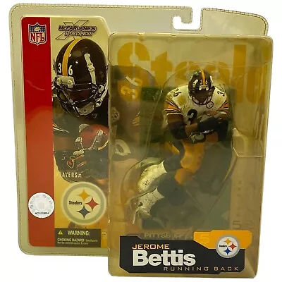 Jerome Bettis Pittsburgh Steelers Figure White Jersey Variant Mcfarlane 2002 • $49.97