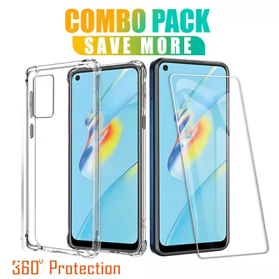 $11.99 • Buy For Oppo A17 A16S A54S A54 A74 A53 A53S Clear Heavy Duty Shockproof Case Cover