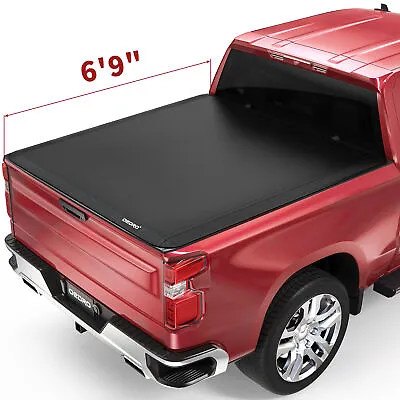 OEDRO 6.9ft Soft Roll Up Truck Tonneau Cover For 2020-2024 Silverado 2500 3500HD • $134.55