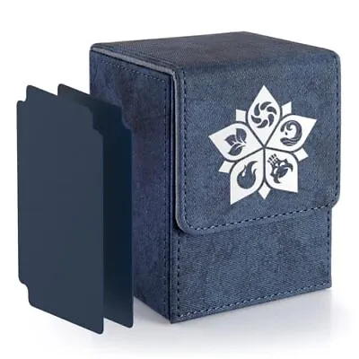 Deck Box For MTG MTG Deck Box Fits 110 Single Sleeved Commander Cards Tradi • $12.14