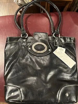 Minicci Large Shoulder / Hand Bag Purse  Color Black. 14” Wide 12 High • $8.50
