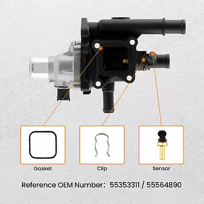 Complete Thermostat + Housing For Opel Vauxhall Astra J Insigna A Mokka Zafira C • £19.98