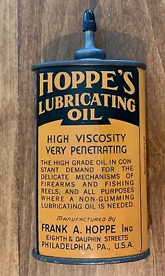 Vintage Hoppes  Gun Oil Tin Can Handy Oiler • $19.99