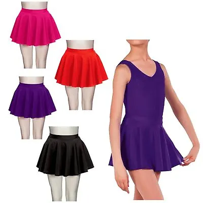 £7.99 • Buy Girls Kids Circular Ballet Dance Skirt Short Skating Tap Jazz Gymnastics Tutu