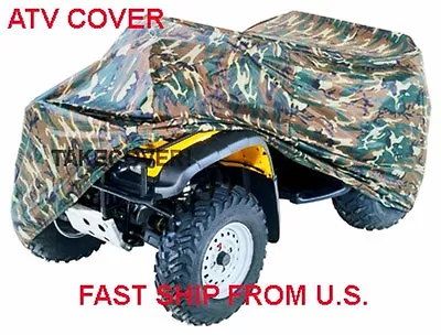 Camouflage Camo ATV 4 Wheeler Storage Cover Fits For Polaris Sportsman 500 600 • $46.99