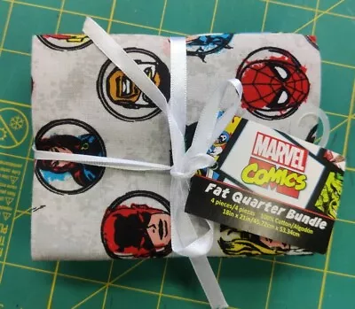 Marvel Comics 4 Pc Fat Quarter Bundle Cotton  • $0.99