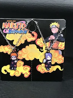 $17.95 • Buy Naruto Shippuden Bestie Best Friends Pain & Konan  Charm Necklace Set