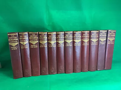 The British Encyclopedia Illustrated: Complete  10 Vols 1933 + The British Dic • £68.50