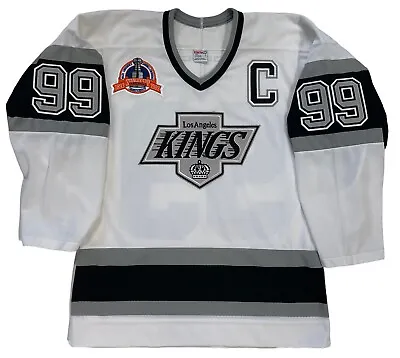 Wayne Gretzky 1993 Stanley Cup Los Angeles Kings Ccm Jersey Small • $299.99