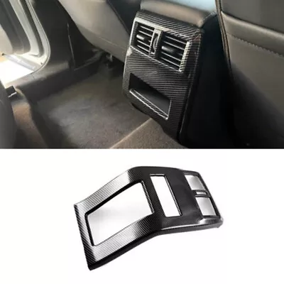 $53.89 • Buy Carbon Fiber Rear Air Outlet Vent Frame Trim For Mitsubishi Outlander 2022 2023