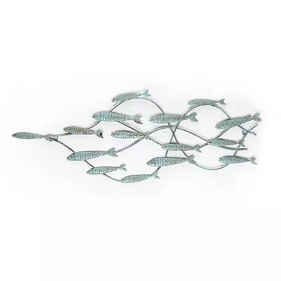 29.5  Metal Fish Wall Decor Vintage Metal Wall Decorations For Living Room Be... • $43.48