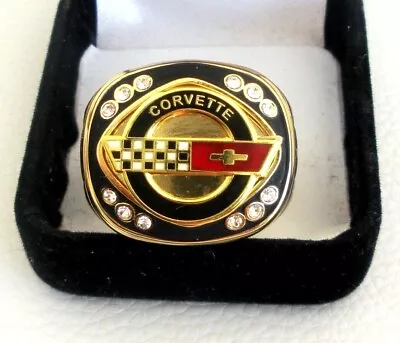 Corvette C4 Unisex14 Carat Gold Filled Signet Ring  • $24.99
