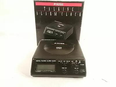 Ross Talking Alarm Clock Am Pm Lcd Talking Alarm Clock • £10