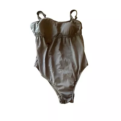Prego Maternity Swimsuit Black One Piece Size Large Adjustable Straps • $19.99