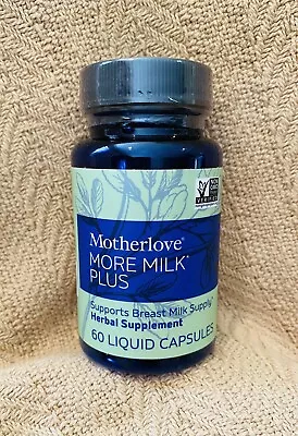 Motherlove More Milk Plus Supports Lactation Herbal Supplement 60 Caps 11/25 • $20.99