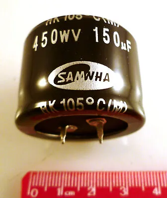 Samwha HK2W157M35025HC Electrolytic Capacitor 450V 150uf 105'C OL0254 • £10
