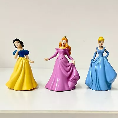 3× Disney Princess Figures Cake Cheese Decoration Figurines Ornament Toy 4cm • £3.59