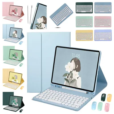 For IPad Mini Air 4 5 6 7 8 9th Gen 11  Bluetooth Keyboard Case Cover With Mouse • £26.87