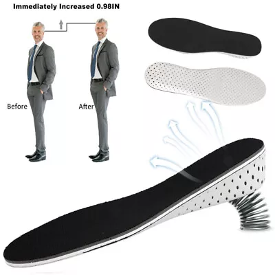 $8.77 • Buy Air Cushion Invisible Height Increase Insoles Shoe Inserts Heel Lifts Pad Taller