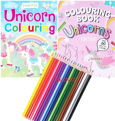 QUALITY Childrens Unicorn Colouring Book Books Girls Activity Magical Mythical  • £2.79