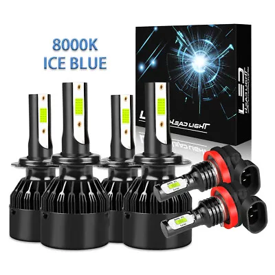 For Mercedes GL450 GL350 GL320 GL550 GLK350 8K LED Headlight Fog Light Bulbs Kit • $45.99