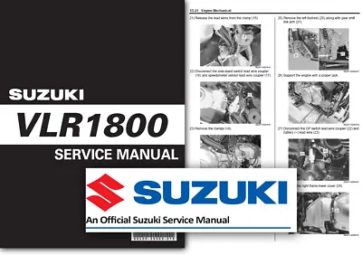$28.79 • Buy Suzuki VLR1800 Boulevard C109R Workshop Service Shop Manual VLR 1800 C109 R USB