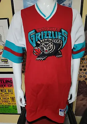 VTG NBA Vancouver Grizzlies Shooting Shirt Warm Up Jersey XL Rewind 90s • $80