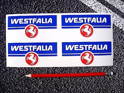 WESTFALIA Stickers Westy VDUB Splitty T25 BAY T2 Classic Campervan Factory Size  • $4.84