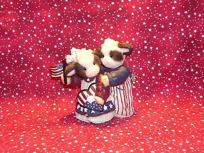 Enesco-Mary's Moo Moos-Red White + Moo-#634689 • $9