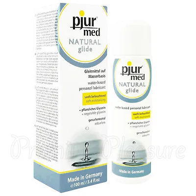 Pjur Med Natural Glide Lubricant 100 Ml Water Based Lube Personal FREE Shipping • $18.95