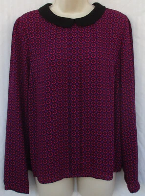 $22.99 • Buy Cece Women’s Medium Peter Pan Collar Blouse Top