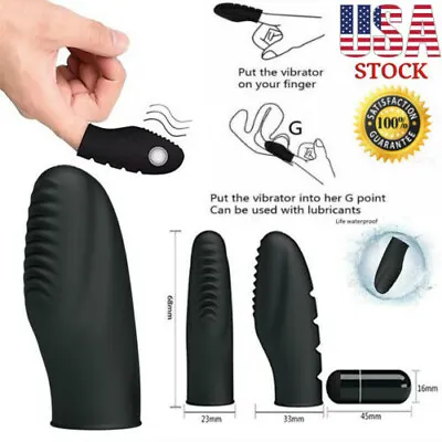 Finger Vibrator G-spot Clit Massager Stimulator Sex Toys For Women Rechargeable • $12.99